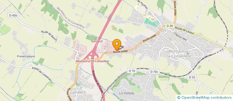 localisation de l'entreprise MIDI PYRENEES SERVICES à GARIDECH