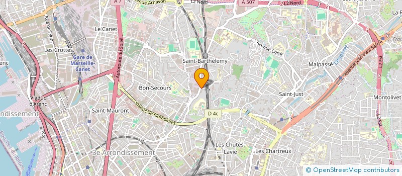 localisation de l'entreprise MIDI RENOVATION DEVELOPPEMENT à MARSEILLE