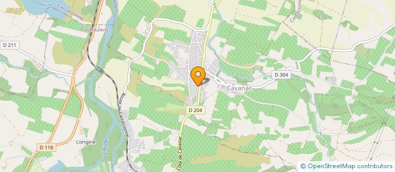 localisation de l'entreprise MIDI SANTE  CAVANAC