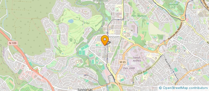 localisation de l'entreprise MIDI SERVICES TELECCOM à MONTPELLIER