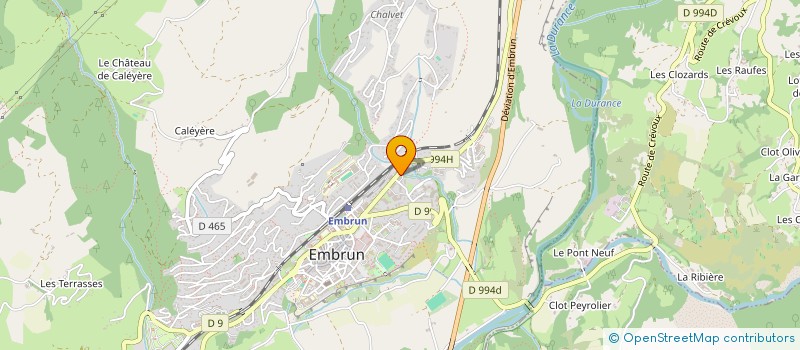 localisation de l'entreprise MIDI SOL à EMBRUN