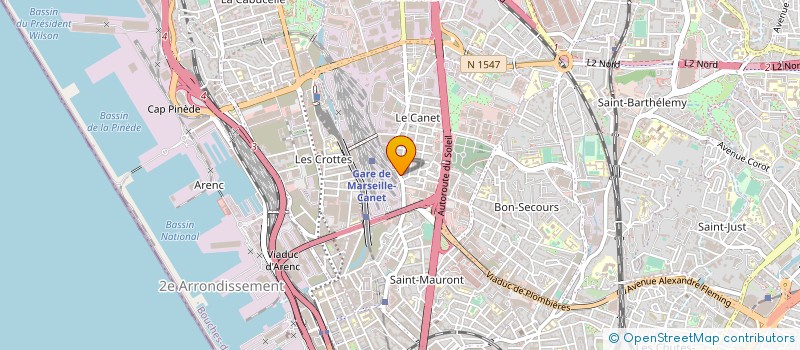 localisation de l'entreprise MIDI SOL à MARSEILLE