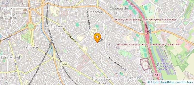 localisation de l'entreprise MIDI SOLEIL à TOULOUSE