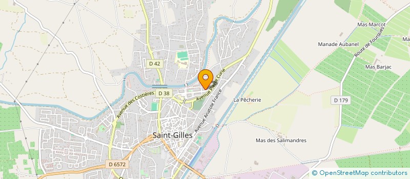 localisation de l'entreprise MIDI SUD AGRICOLE à SAINT-GILLES