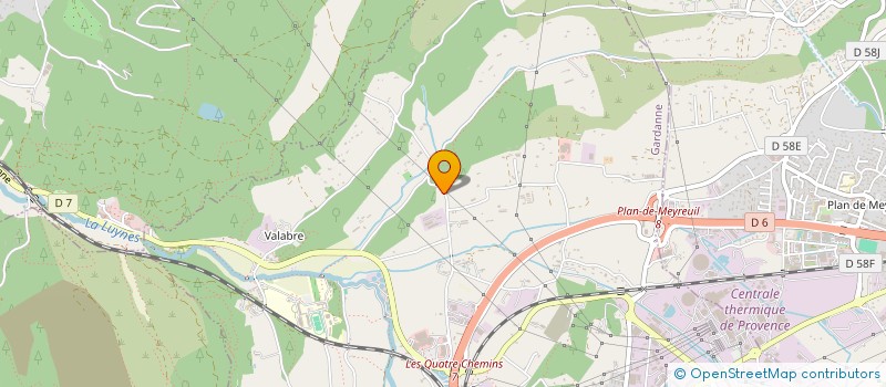 localisation de l'entreprise MIDI SURGEL à GARDANNE