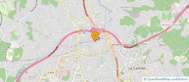 localisation de l'entreprise MIDI TECHNIQUE à MOUGINS