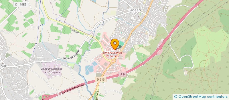 localisation de l'entreprise MIDI TECHNIQUE  GIGEAN