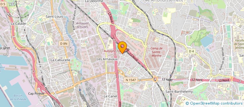 localisation de l'entreprise MIDI TECHNIQUES à MARSEILLE