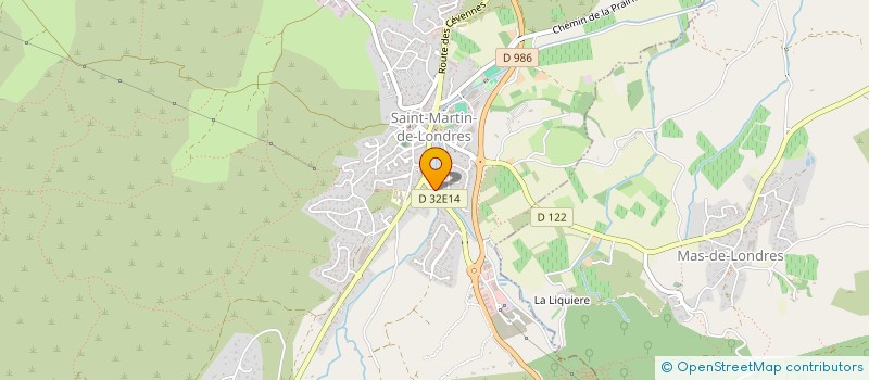 localisation de l'entreprise MIDI TERRAINS SA à SAINT-MARTIN-DE-LONDRES