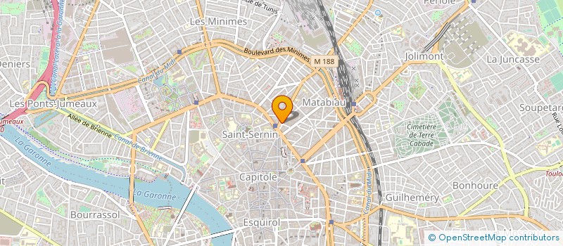 localisation de l'entreprise MIDI TOULOUSAIN SA à TOULOUSE