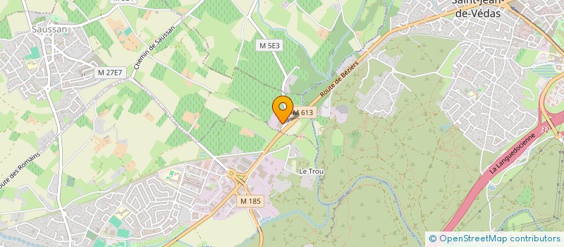 localisation de l'entreprise MIDI TRANSPORT  SAUSSAN