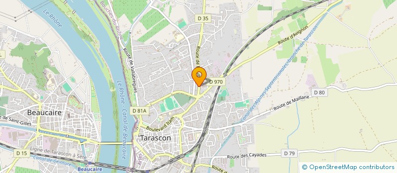 localisation de l'entreprise MIDI VIANDES  TARASCON