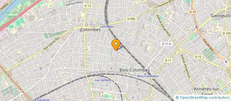 localisation de l'entreprise MIDIA  COLOMBES
