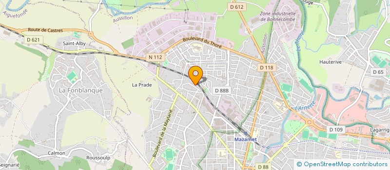 localisation de l'entreprise MIDIBAT CONSTRUCTION  AUSSILLON