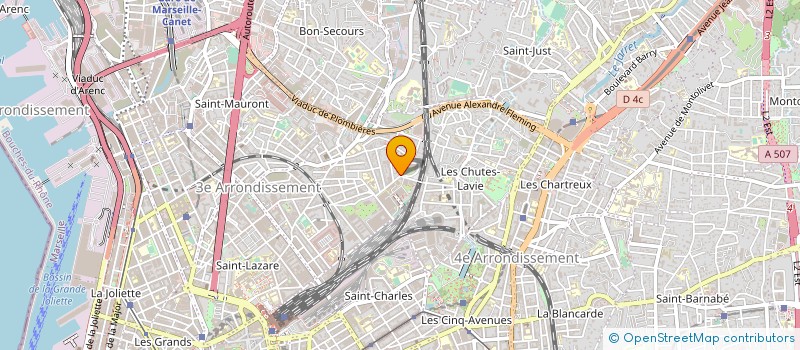 localisation de l'entreprise MIDIFILMS à MARSEILLE