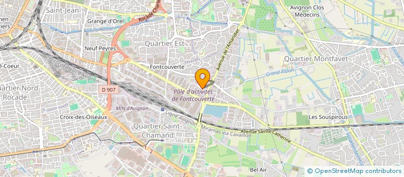 localisation de l'entreprise MIDIFIX  AVIGNON