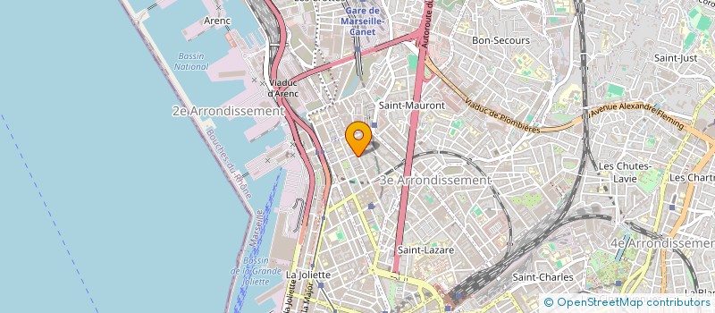 localisation de l'entreprise MIDIGRAPHIE à MARSEILLE