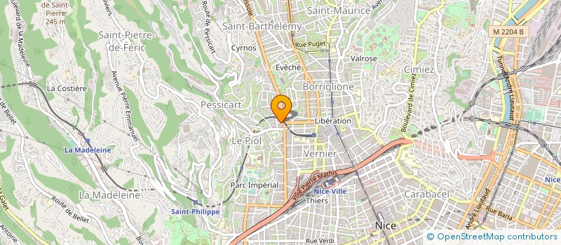 localisation de l'entreprise MIDINETTE à NICE