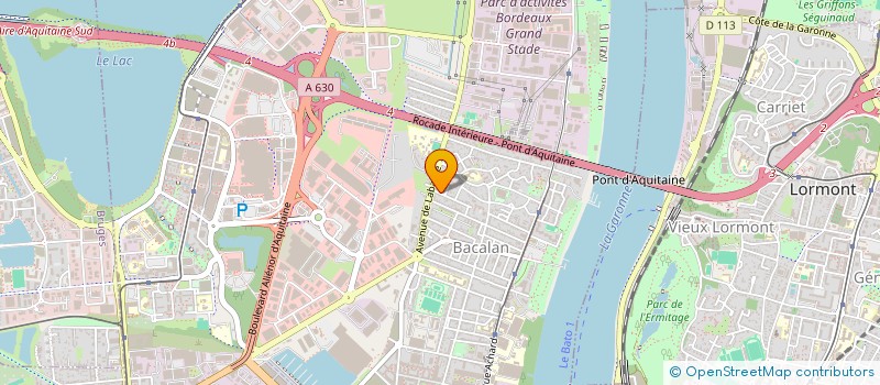 localisation de l'entreprise MIDINETTES  BORDEAUX