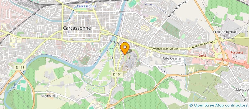 localisation de l'entreprise MIDIREP à CARCASSONNE