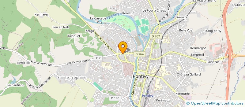 localisation de l'entreprise MIDIS à PONTIVY