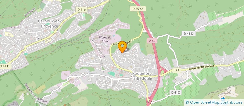 localisation de l'entreprise MIDISOFT  ROQUEFORT-LA-BEDOULE