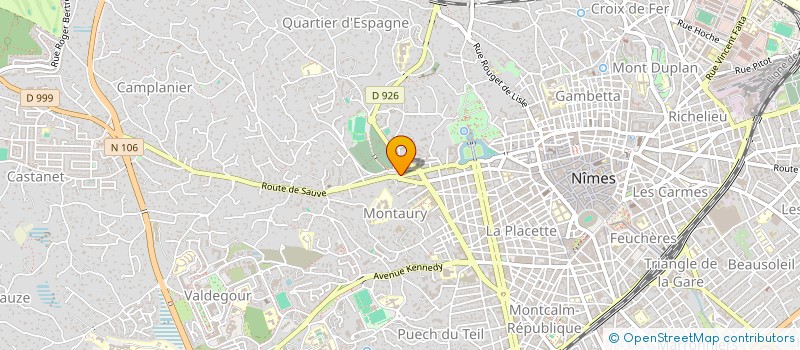 localisation de l'entreprise MIDISON à NIMES
