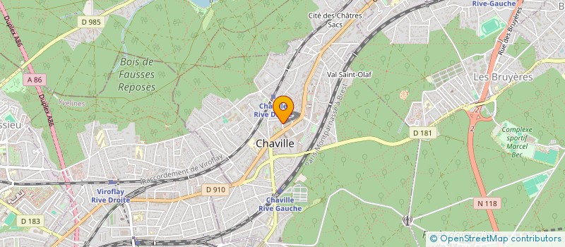 localisation de l'entreprise MIDISYNC à CHAVILLE