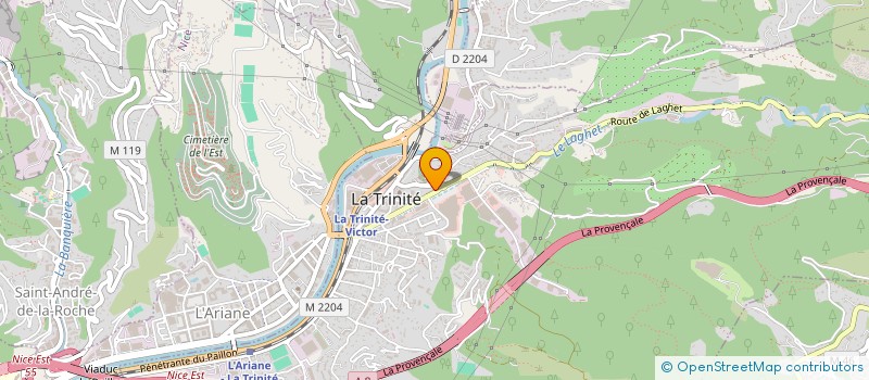 localisation de l'entreprise MIDITEL à LA TRINITE