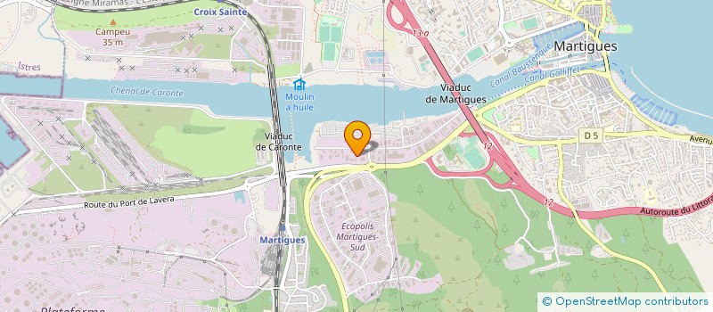localisation de l'entreprise MIDITEST à MARTIGUES