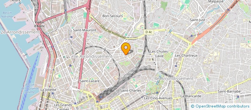 localisation de l'entreprise MIDITRAVAUX  MARSEILLE