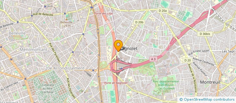 localisation de l'entreprise MIDNIGHT SUSHI 24/24 à BAGNOLET