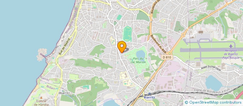 localisation de l'entreprise MIDO à BIARRITZ