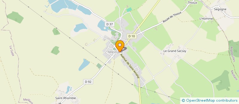 localisation de l'entreprise MIDO  BRUERE-ALLICHAMPS