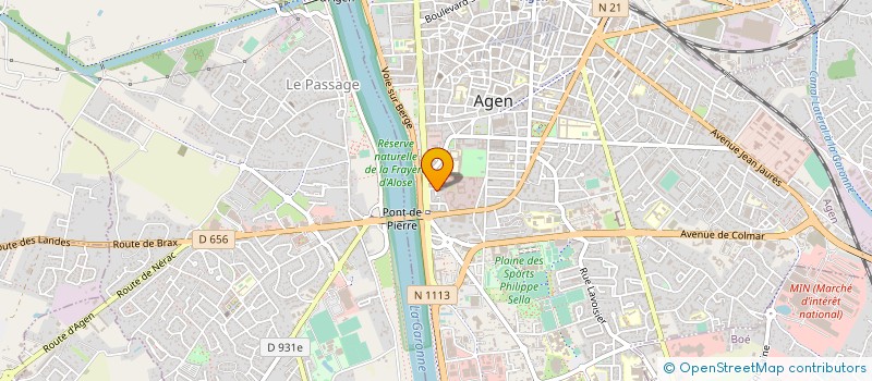 localisation de l'entreprise MIDO DECO  PONT-DU-CASSE