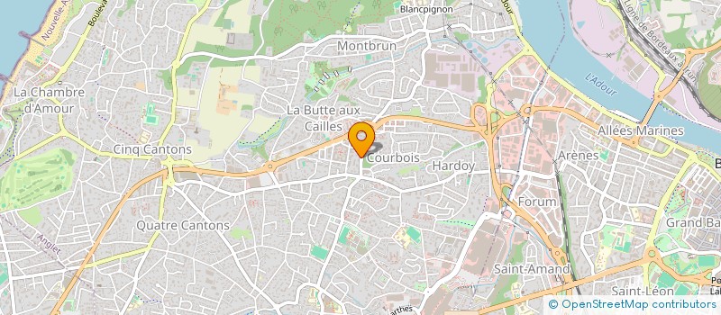 localisation de l'entreprise MIDO NEGOCE à ANGLET