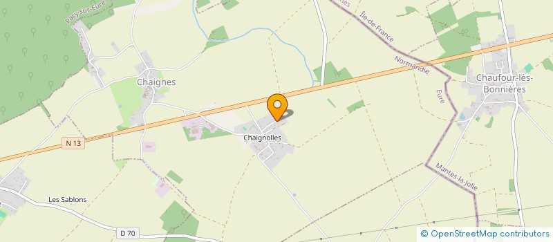 localisation de l'entreprise MIDOPSY  CHAIGNES