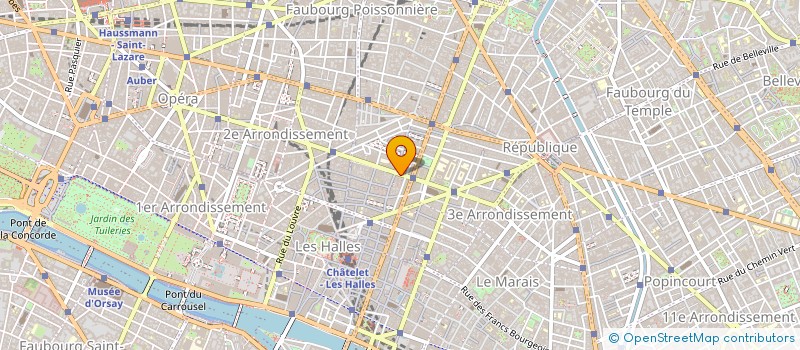 localisation de l'entreprise MIDORE-REAUMUR à PARIS