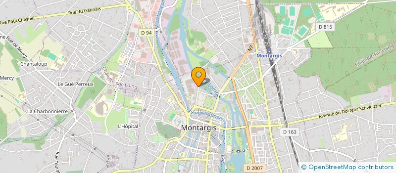 localisation de l'entreprise MIDORI à MONTARGIS