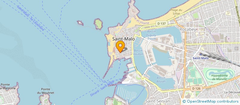 localisation de l'entreprise MIDOTEL à SAINT-MALO