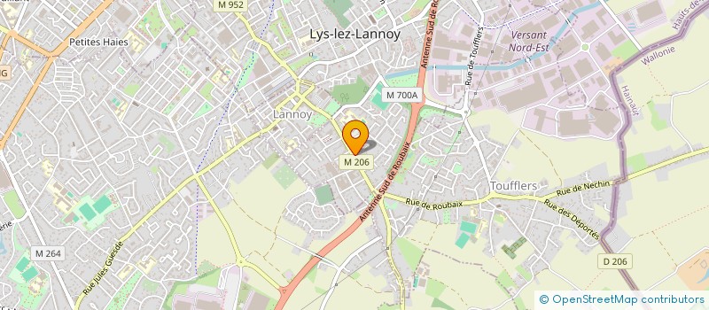 localisation de l'entreprise MIDOUARD  LYS-LEZ-LANNOY