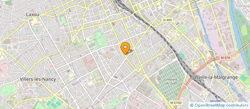 localisation de l'entreprise MIDOUX CHANTAL ET FREY GERARD  NANCY