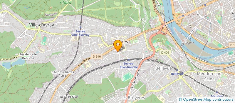 localisation de l'entreprise MIDRIN à SEVRES