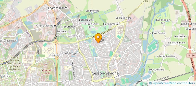 localisation de l'entreprise MIDSA 35  CESSON-SEVIGNE