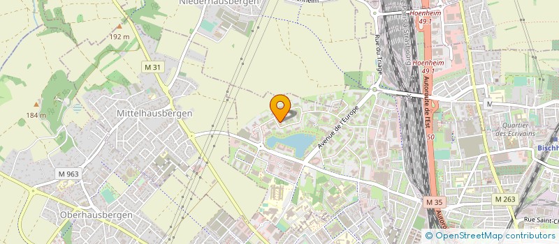 localisation de l'entreprise MIDWAY COMMUNICATION  SCHILTIGHEIM