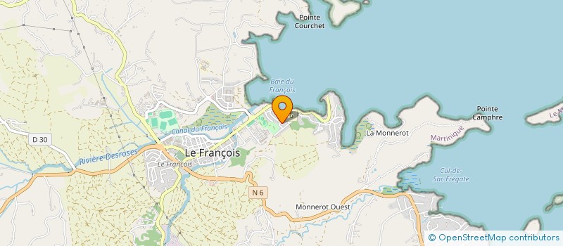 localisation de l'entreprise MIDY TRANS EXPRESS à LE FRANCOIS