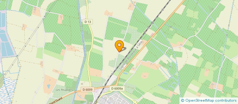 localisation de l'entreprise MIE 2 BTP à NARBONNE