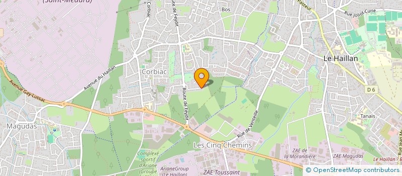 localisation de l'entreprise MIE  SAINT-MEDARD-EN-JALLES