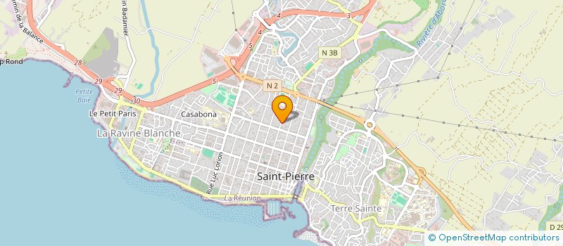 localisation de l'entreprise MIE-LORET à SAINT-PIERRE
