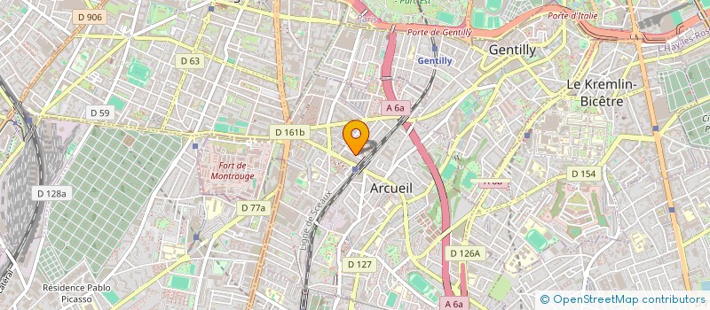 localisation de l'entreprise MIE-LOU  ARCUEIL